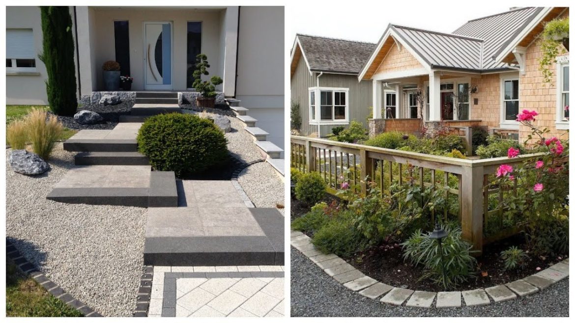 Landscaping in front of the house! 38 front yard ideas! Landscaping in front of the house! 38 front yard ideas!