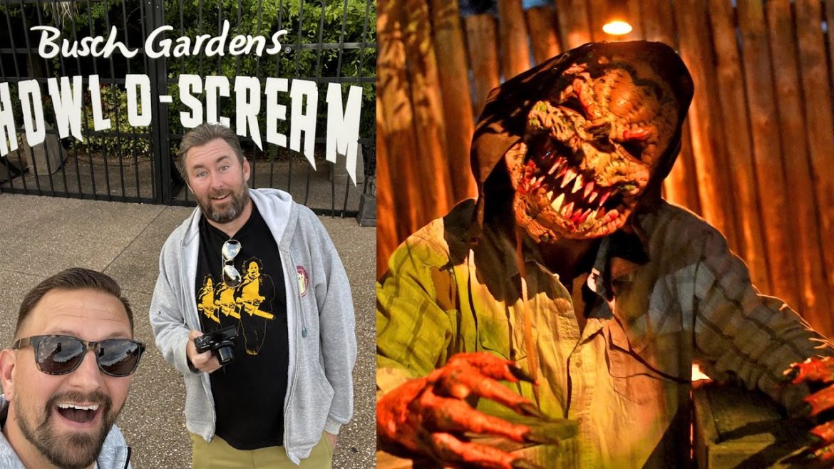 Spooky Boys Night Out! | Howl O Scream Busch Gardens Tampa Bay Inside All Houses & Scare Zones!