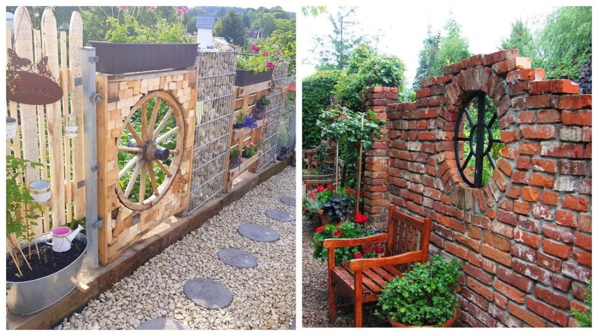 ♻️ Examples of reusing old bikes and wheels in landscape design and decoration home!