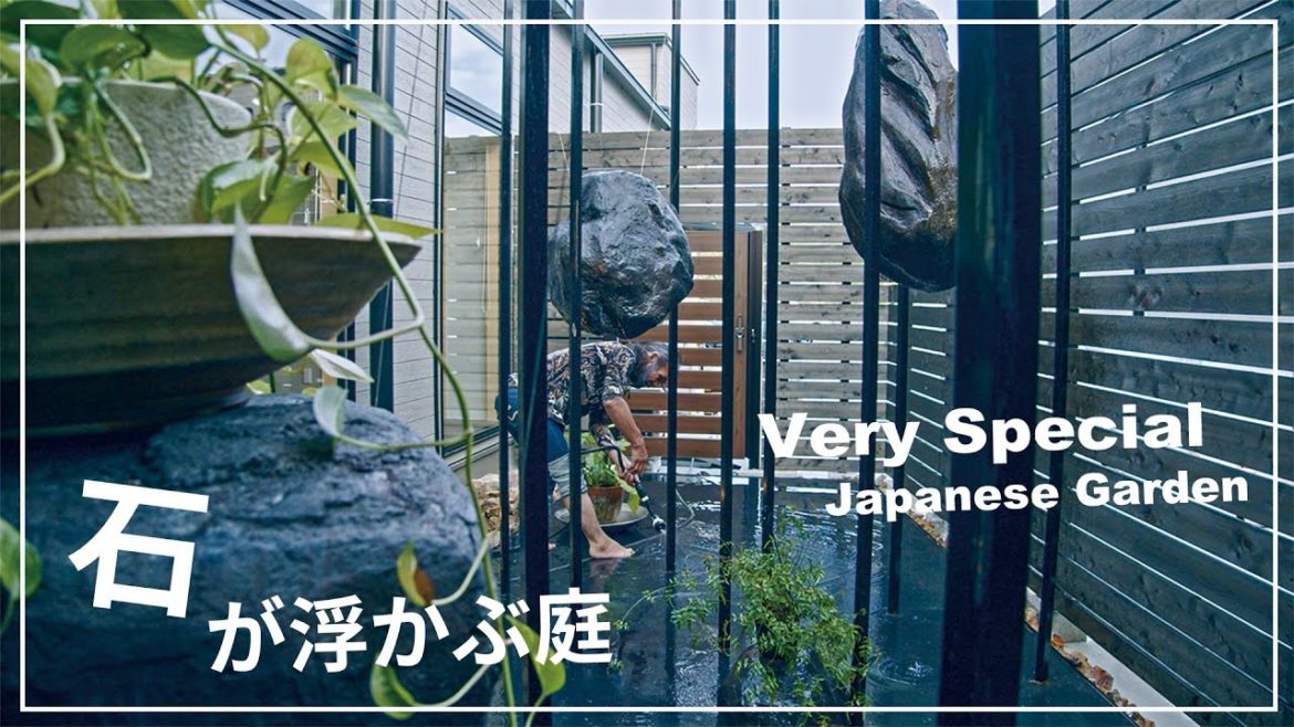 【Project.53】石が浮かぶ庭を作った。Making a very special Japanese garden in a Spa resort.