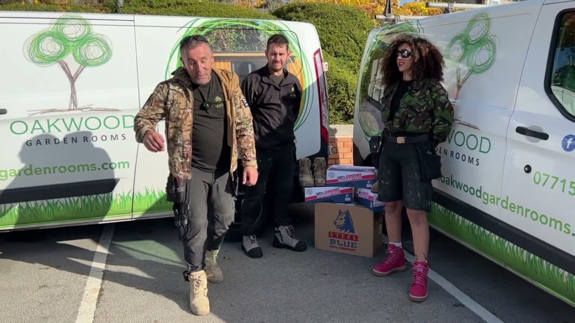 Garden room built where a brick garage once stood Garden room built where a brick garage once stood