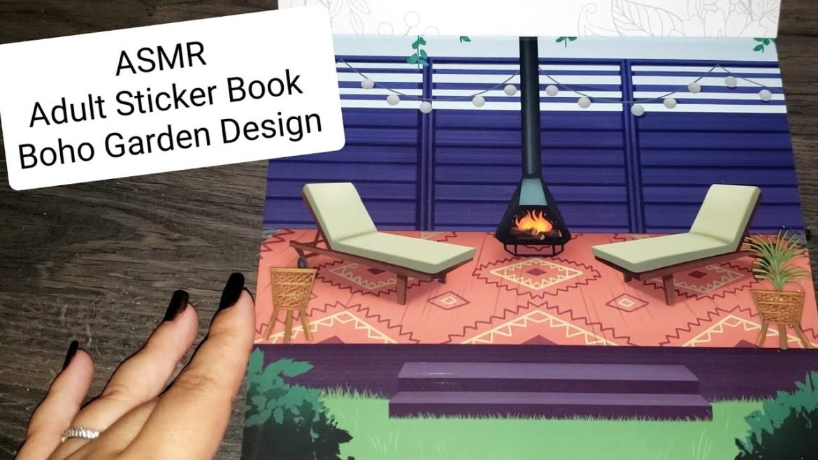 ASMR• Adult Sticker Book• Boho Garden Design 🪴 ASMR• Adult Sticker Book• Boho Garden Design 🪴