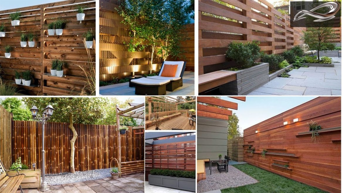 Modern Backyard Fence Design Ideas | Backyard Privacy Fences | Backyard Garden Wooden Fences | I.A.S