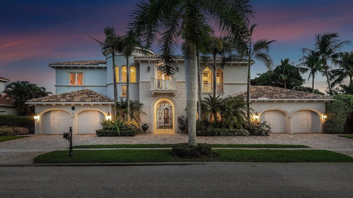$3,299,999! This Grand Estates marvel in Boca Raton FL is a palatial oasis in a prestigious section