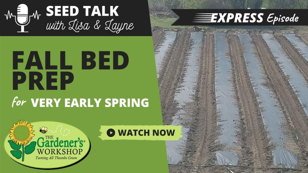 #8 – Fall Bed Preparation for Very Early Spring Cool Flower Plantings #8 - Fall Bed Preparation for Very Early Spring Cool Flower Plantings