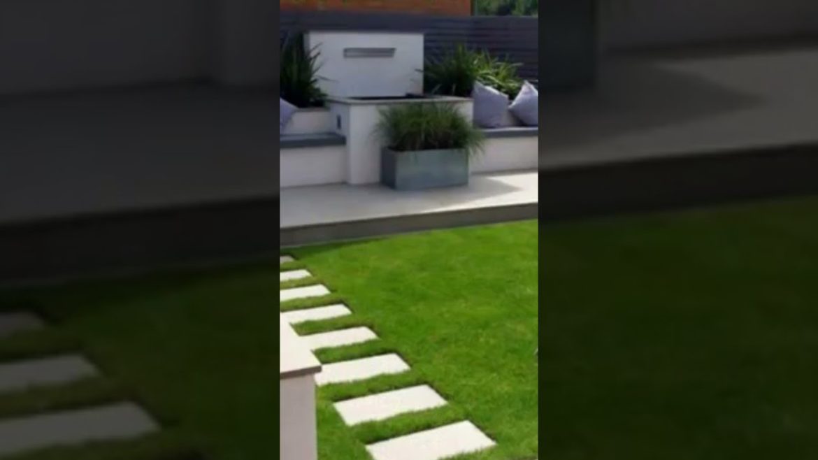 Outdoor Furniture and Backyard Landscaping Ideas #shorts | Lawn Care and Gardening