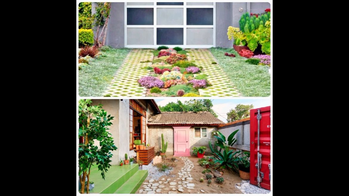 village vs city garden and house