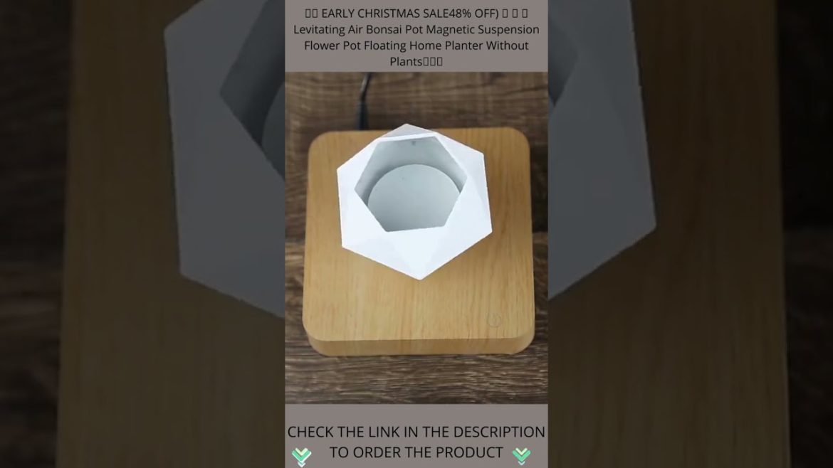 🎅🎁 EARLY CHRISTMAS SALE48% OFF 🎁 🎅 🌲Levitating Air Bonsai Pot Magnetic Suspension Flower Pot Floatin