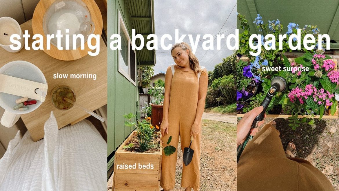 Starting A Backyard Garden 🪴 My Husband Surprised Me + Slow Relaxing Morning Starting A Backyard Garden 🪴 My Husband Surprised Me + Slow Relaxing Morning