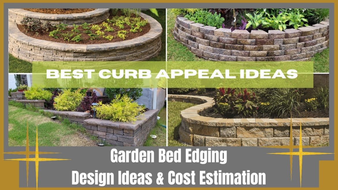 Garden Bed Edging Styles with different materials | Garden Bed Edging Ideas on a budget | HouseTalks