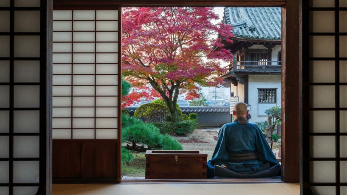 Japanese water garden sound