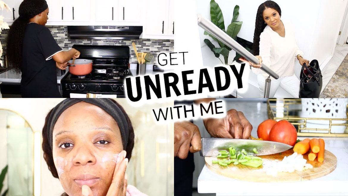 A BUSY DAY : GET UNREADY WITH ME FOR THE EVENING | OMABELLETV