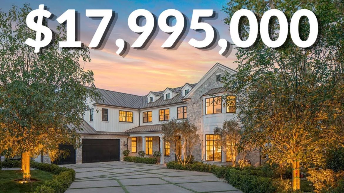 Inside a COZY $17,995,000 MEGA Mansion With RARE Views | Brentwood Mansion Tour