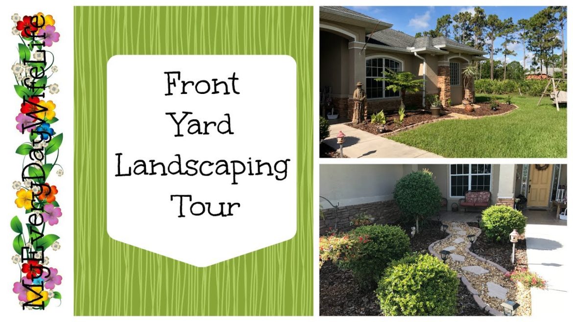 🍃Front Yard Landscape Tour 🍃