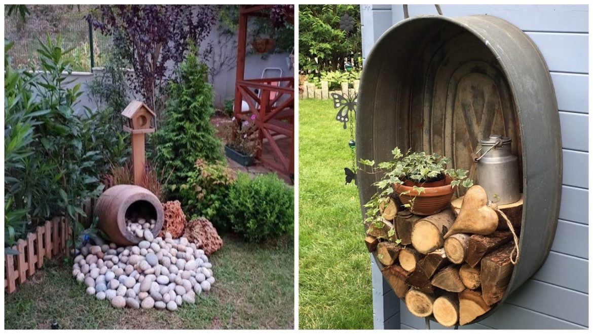 Amazing garden decor from old furniture and things! 50 example for inspiration! Amazing garden decor from old furniture and things! 50 example for inspiration!