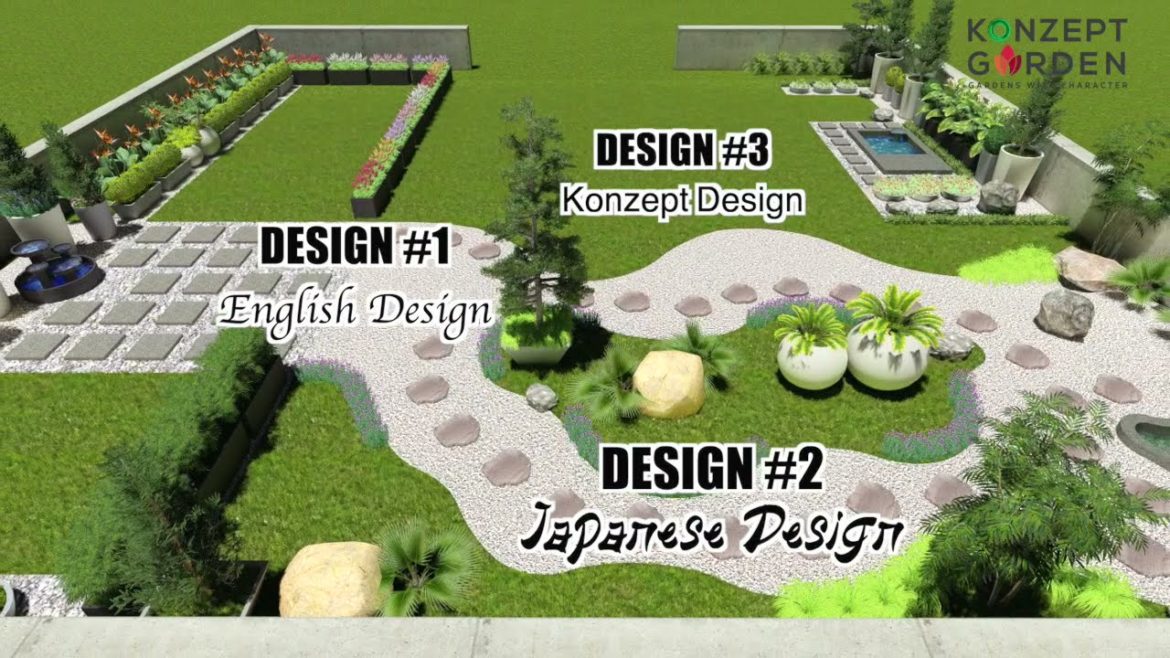 Transform your garden with these 3 landscape designs |English Design|Japanese Design|Konzept Design Transform your garden with these 3 landscape designs |English Design|Japanese Design|Konzept Design