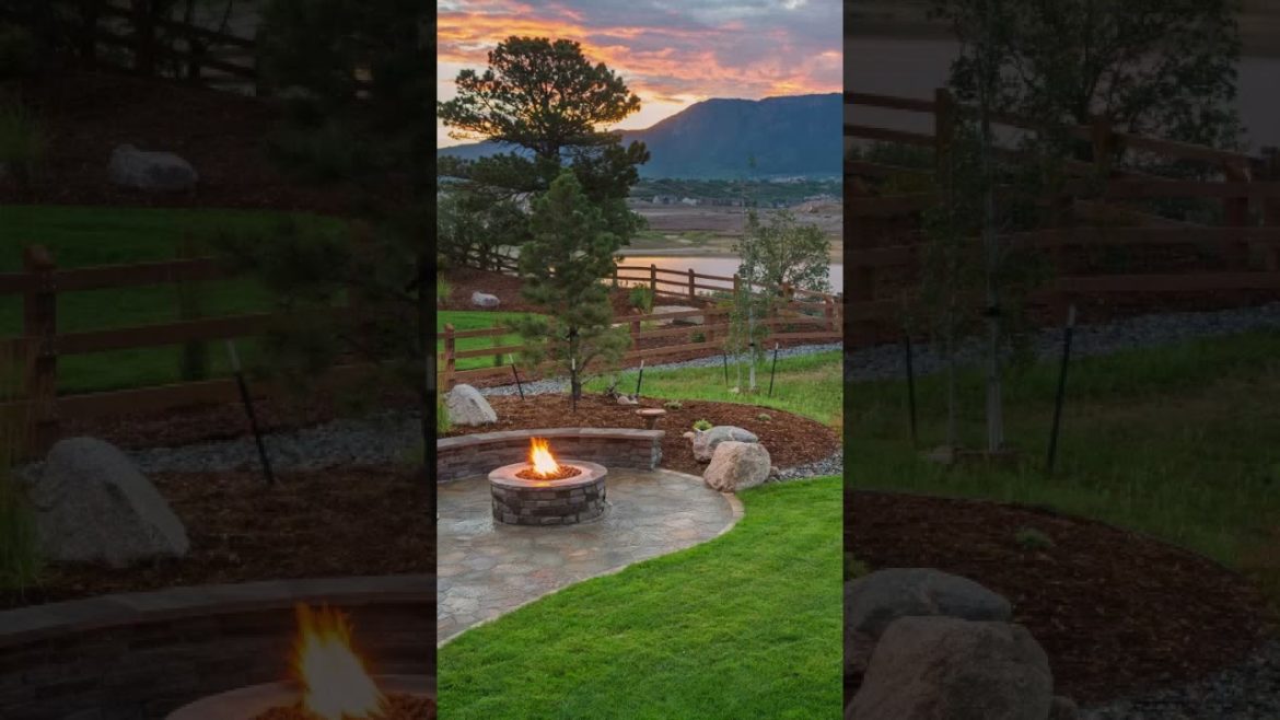 Garden Landscape Design Ideas for Front Yard or Backyards #YoutubeShorts #Shorts Makeover