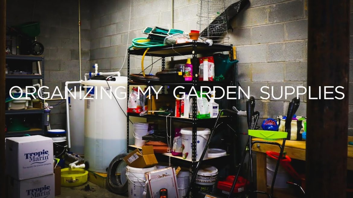 Organizing My Garden Supplies