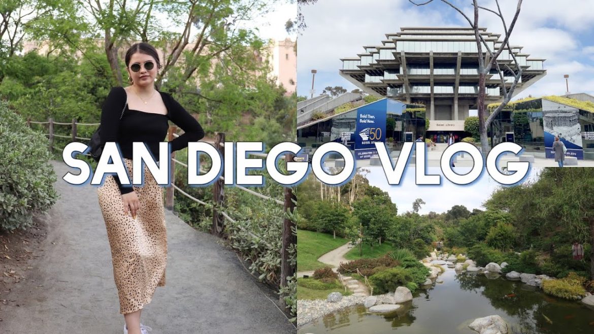 san diego vlog: ucsd, japanese friendship garden, and trying a new peruvian restaurant!