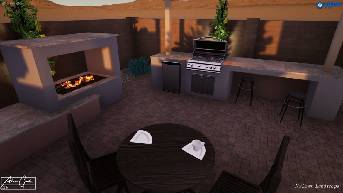 Nulawn Landscape - Chandler, AZ. - Backyard Landscape