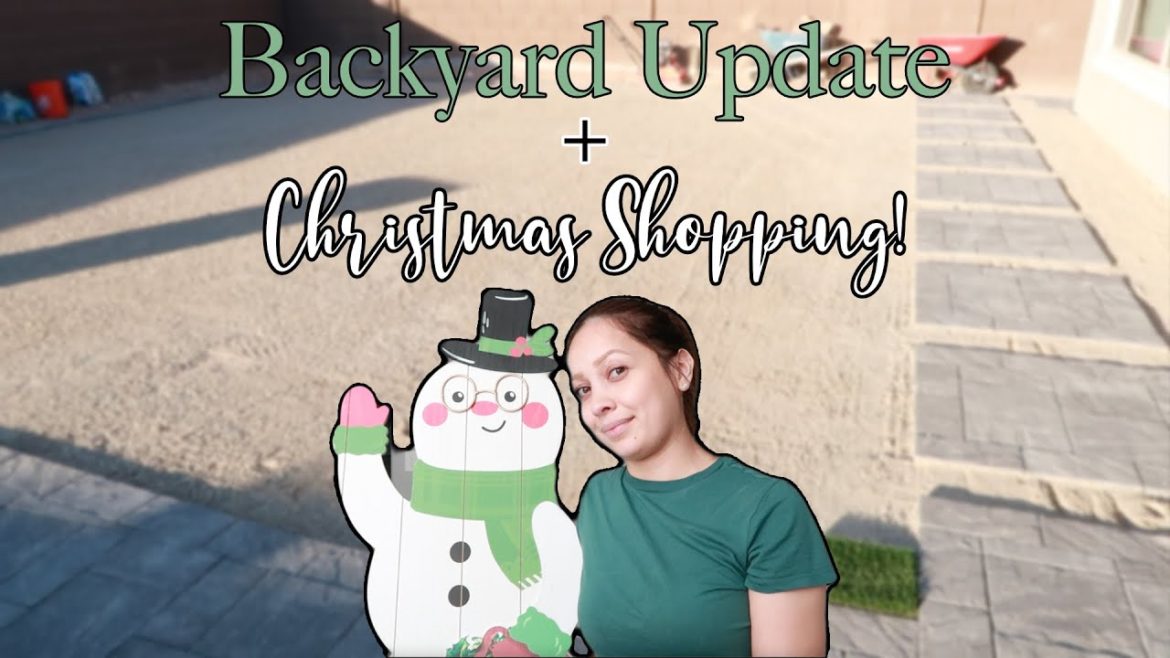 New Build Backyard Landscaping Update| Christmas Decor Haul New Build Backyard Landscaping Update| Christmas Decor Haul