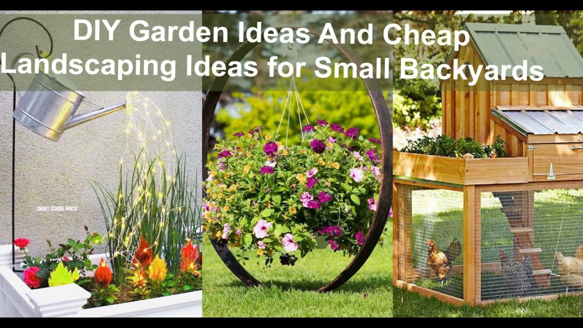 DIY Garden Ideas And Cheap Landscaping Ideas for Small Backyard