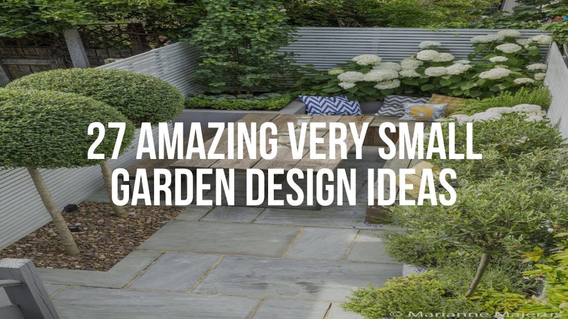 🔴 27 Amazing VERY SMALL GARDEN DESIGN Ideas