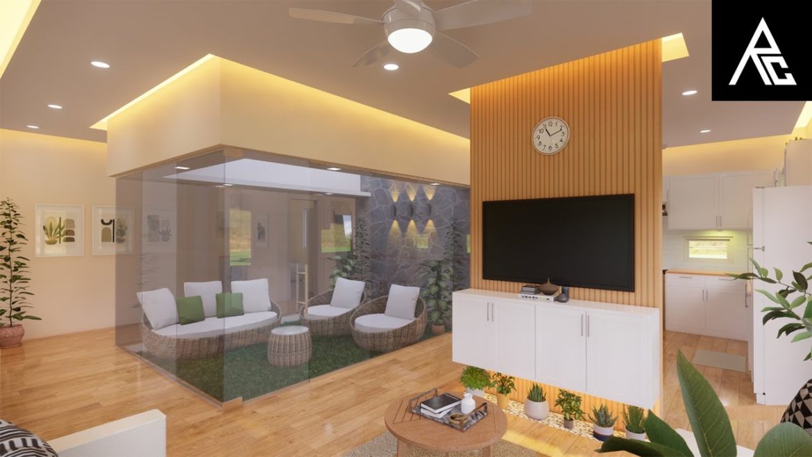 Small House with Indoor Garden Design Idea (83 Square Meters Only) Small House with Indoor Garden Design Idea (83 Square Meters Only)