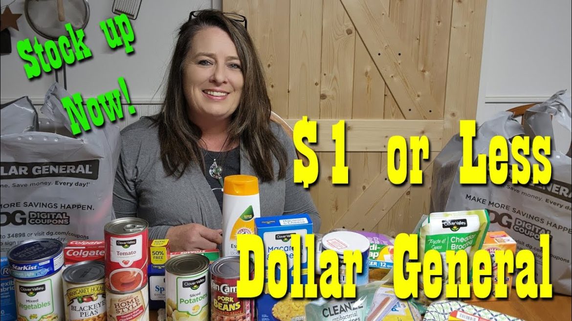 $1 or Less From Dollar General ~ Stock Up NOW! ~ Budget Friendly Preparedness $1 or Less From Dollar General ~ Stock Up NOW! ~ Budget Friendly Preparedness
