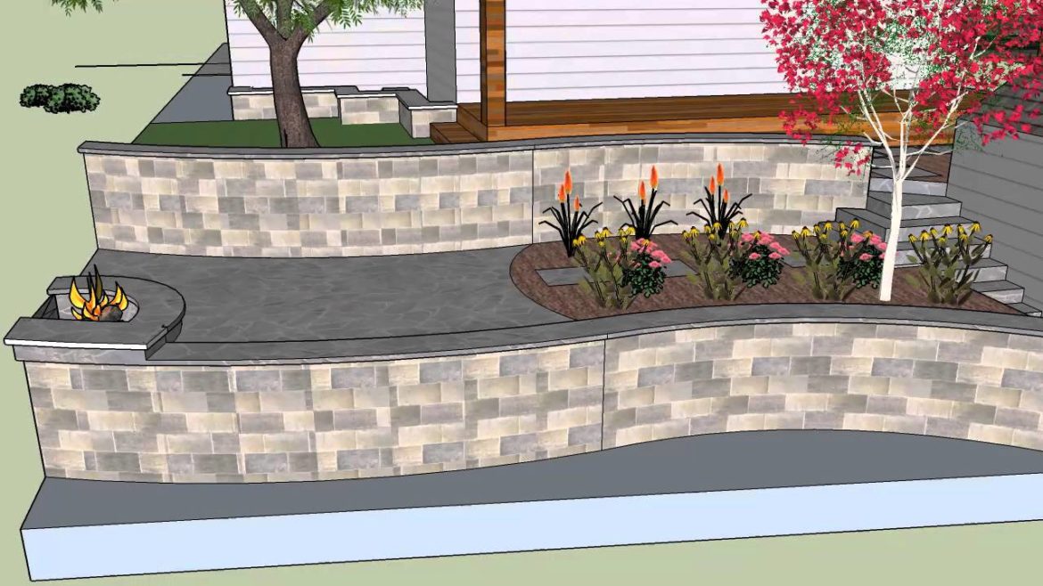 3d Google sketchup frontyard landscaping Westminster colorado