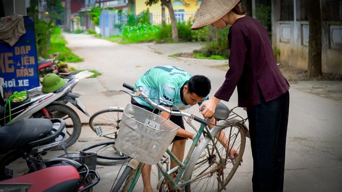 I Bought an Old Bicycle and Built a Vegetable Farm, Start a new life | My free life (ep10)
