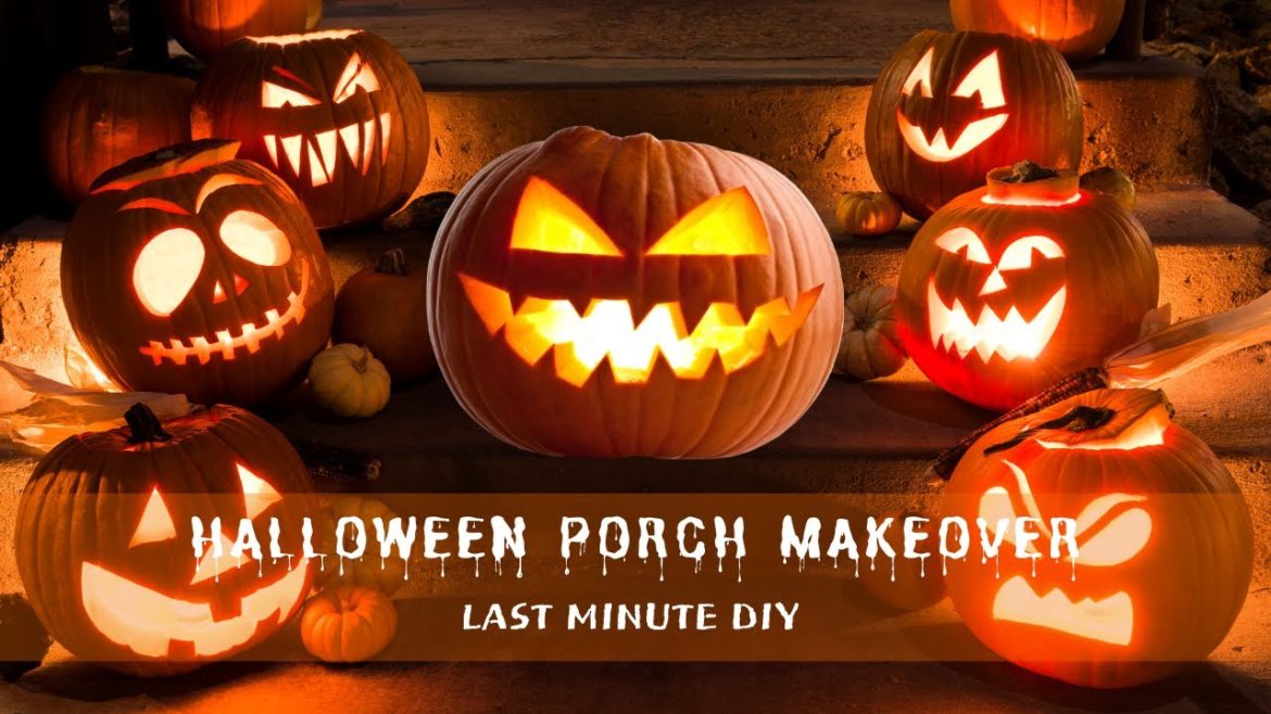 HALLOWEEN FRONT PORCH | DECORATIONS | GARDEN MAKEOVER HALLOWEEN FRONT PORCH | DECORATIONS | GARDEN MAKEOVER