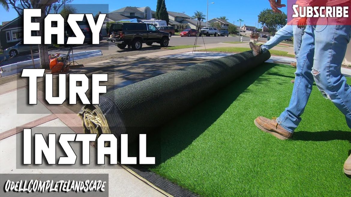 Front Yard Remodel 5 : How to install Artificial Turf Step by Step Guide Front Yard Remodel 5 : How to install Artificial Turf Step by Step Guide