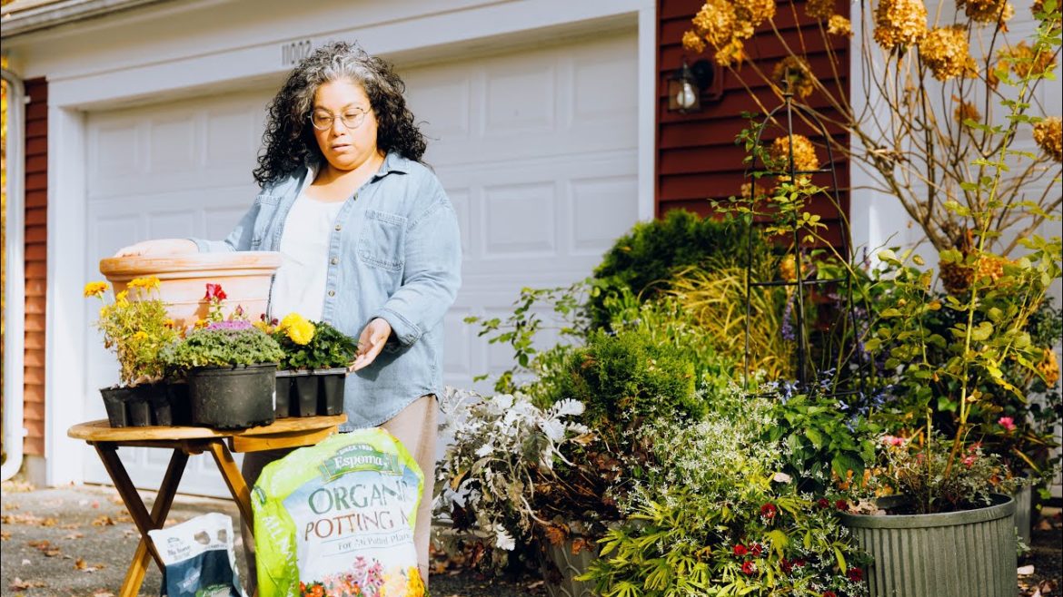 Fall Front Door Containers Fall Front Door Containers