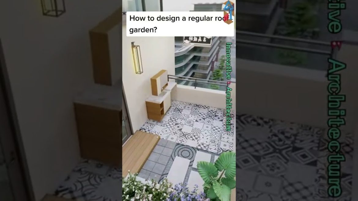 Italian Regular Roof top Garden Design.#shorts #DIY #architecture #design #home