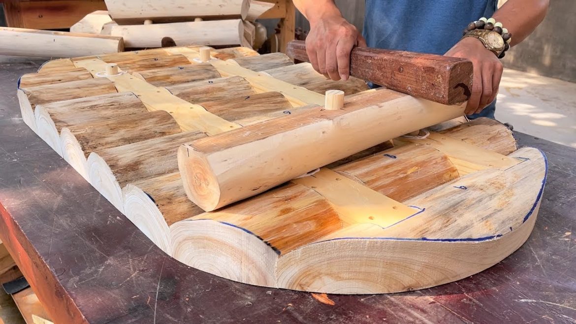 Woodworking Ideas Perfect For Woodworking Projects Easily From Dry Tree Stump - DIY Wooden Furniture