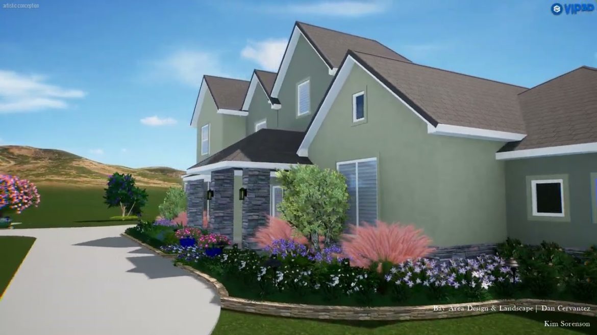 Sorenson Front Yard: Texas native design with splashes of color everywhere