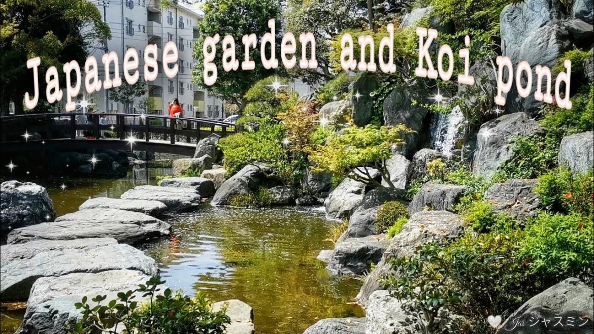 Japanese garden and Koi pond | Oukatei | Hanahata Park