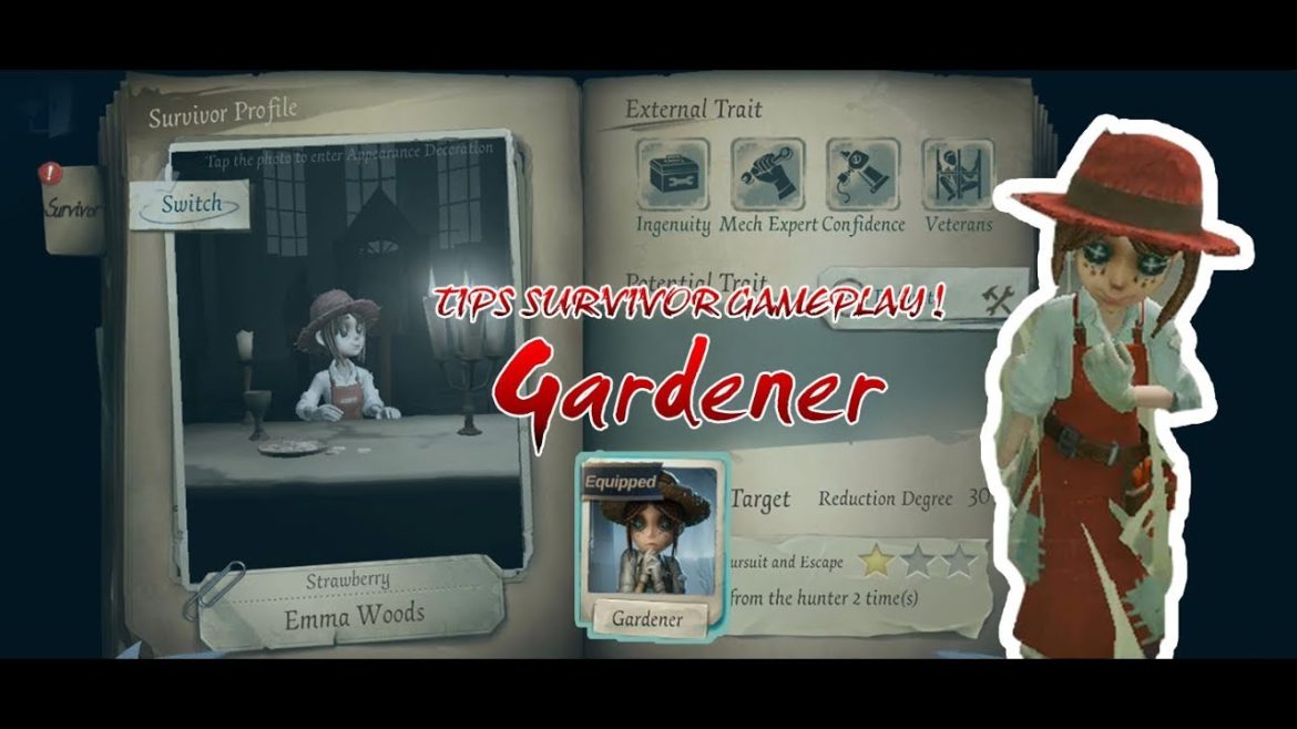 [IDENTITY V] TIPS JADI SURVIVOR GARDENER RESE, SI TUKANG DISMANTLE ROCKET CHAIR
