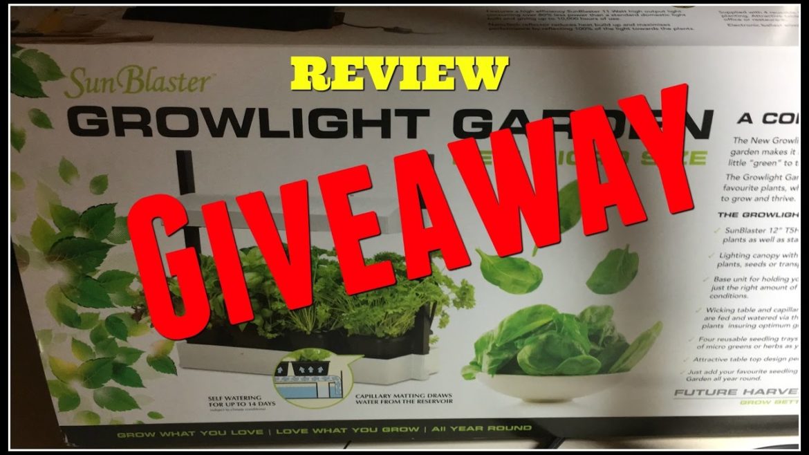 Gardener's Supply Growlight Garden Review & GIVEAWAY!