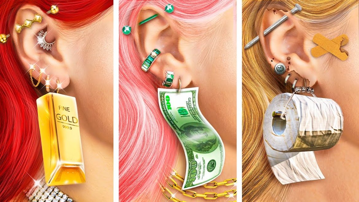 Rich vs Poor vs Mega Rich Triplets! Who Draws Better Take the Prize!