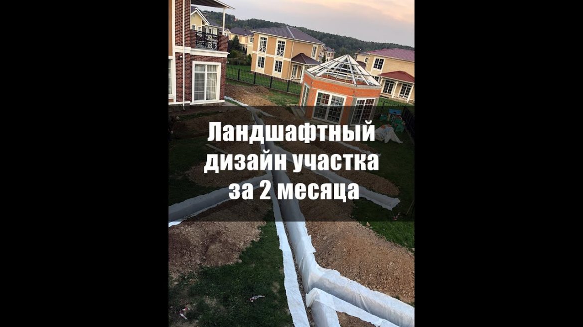 Ландшафтный дизайн участка за 2 месяца