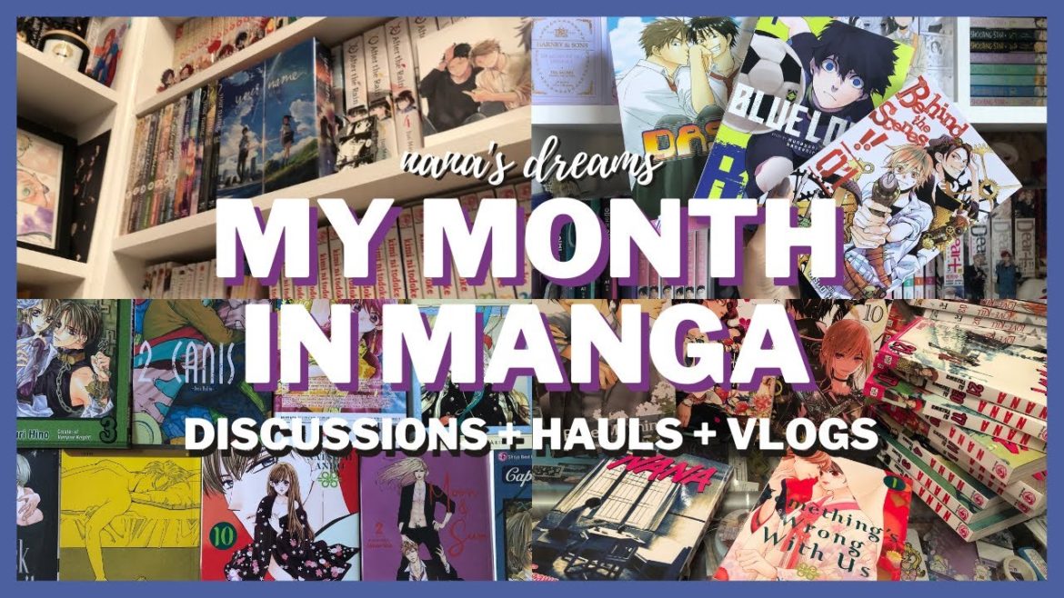 my month in manga | fave manga aesthetics, rightstuf haul, japanese anime merch (feat. colleize)