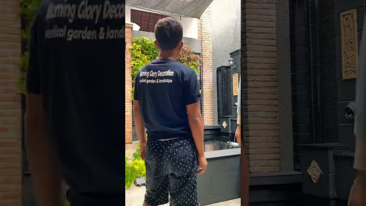 Vertical Garden Design 🪴 #interiordecor #interiorstyle #interiordesign