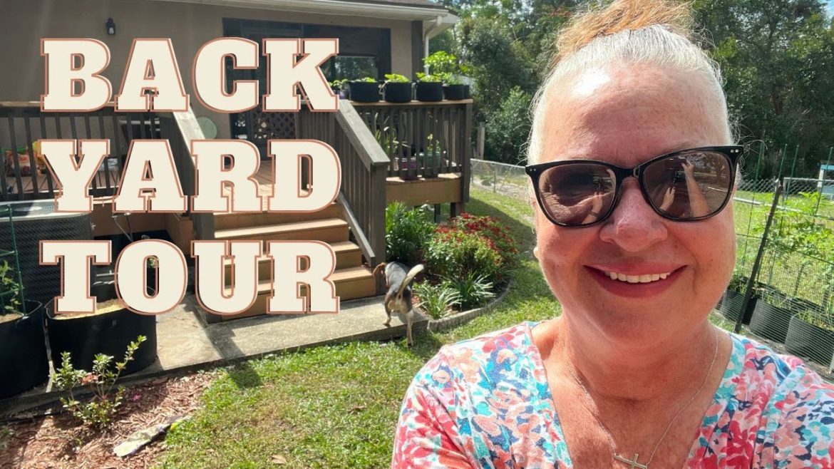Back Yard Tour and Vegetable Garden