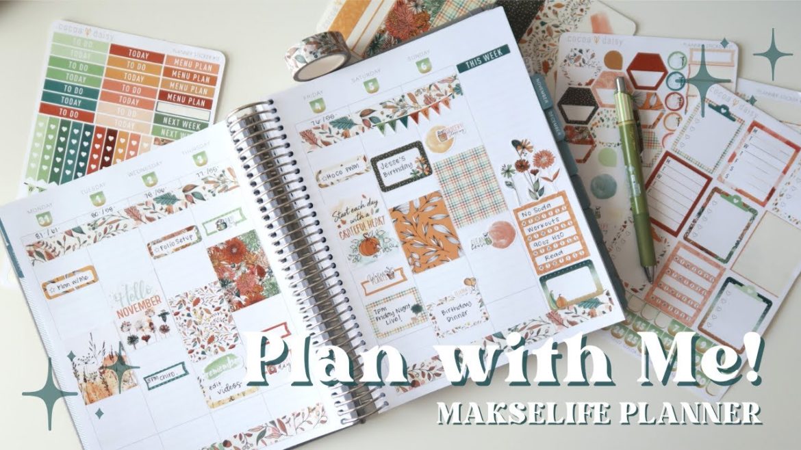 PLAN WITH ME! | Makselife Planner #makselifeplanner #makselife #productivity