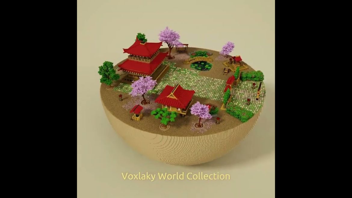 Japanese Voxlaky World NFT (Voxel art) Foundation