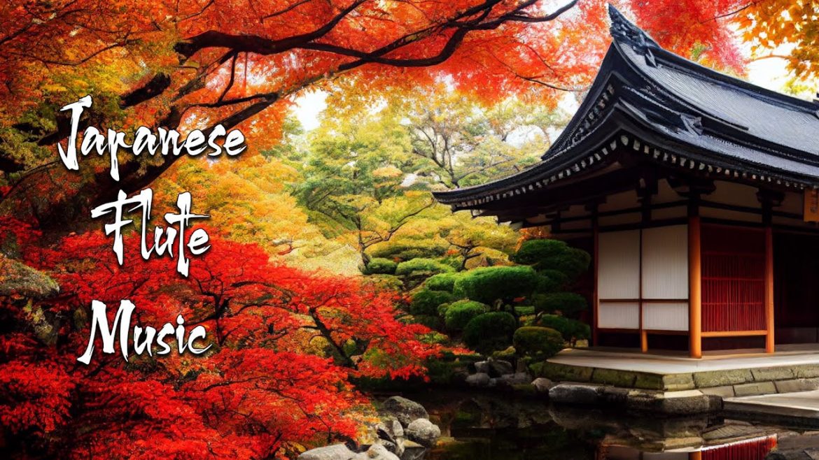 Autumn at a Japanese Temple - Japanese Relaxing Music Zen Garden - Meditation Music, Calming Music