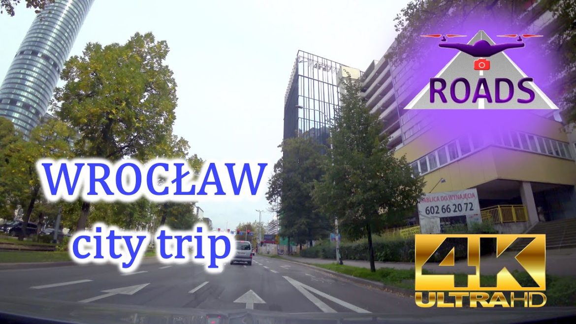 4K UHD Video /Travel Through Poland/ Wrocław City Trip /Parkowa - Andrzeja Waligórskiego