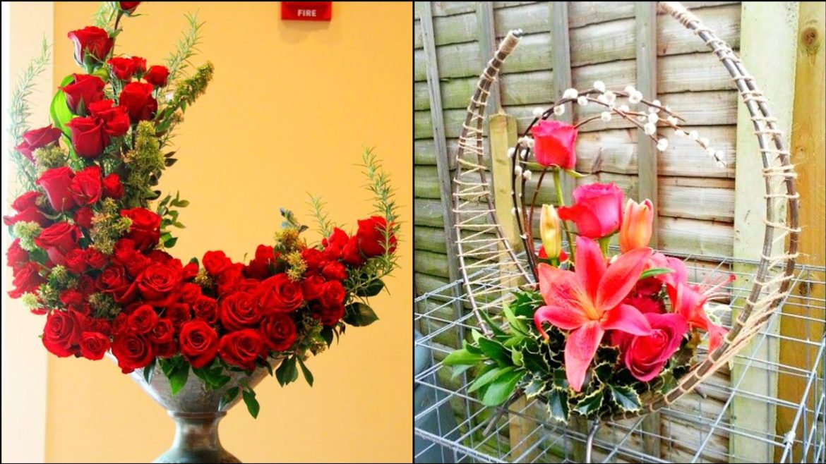 Most Beautiful Ikebana Flower Arrangements Ideas For Table Centerpiece| Flower Decorations  Part 19